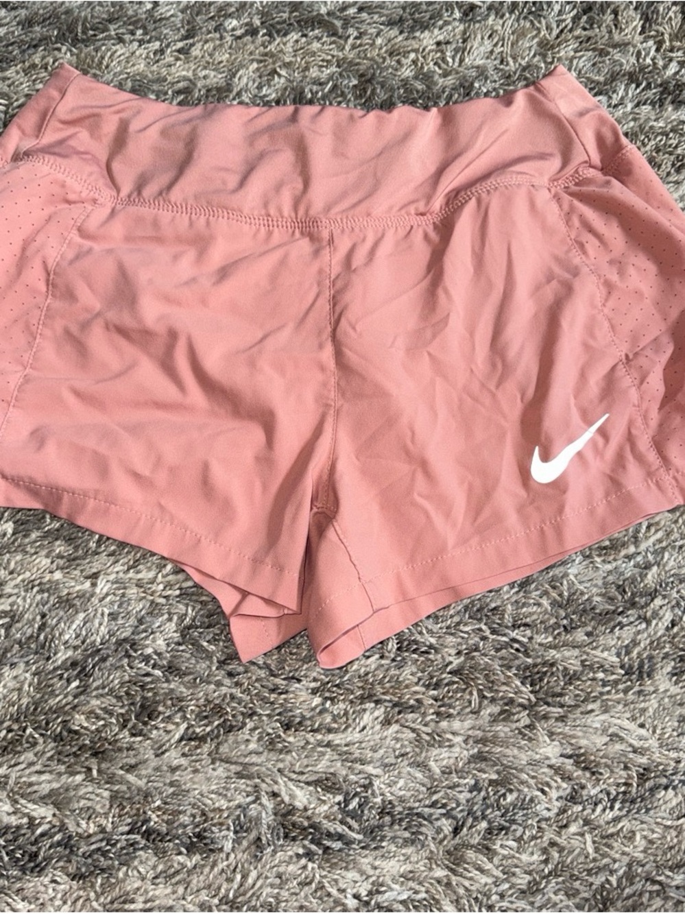 Nike Women’s Dusty Pink Athletic Running Shorts